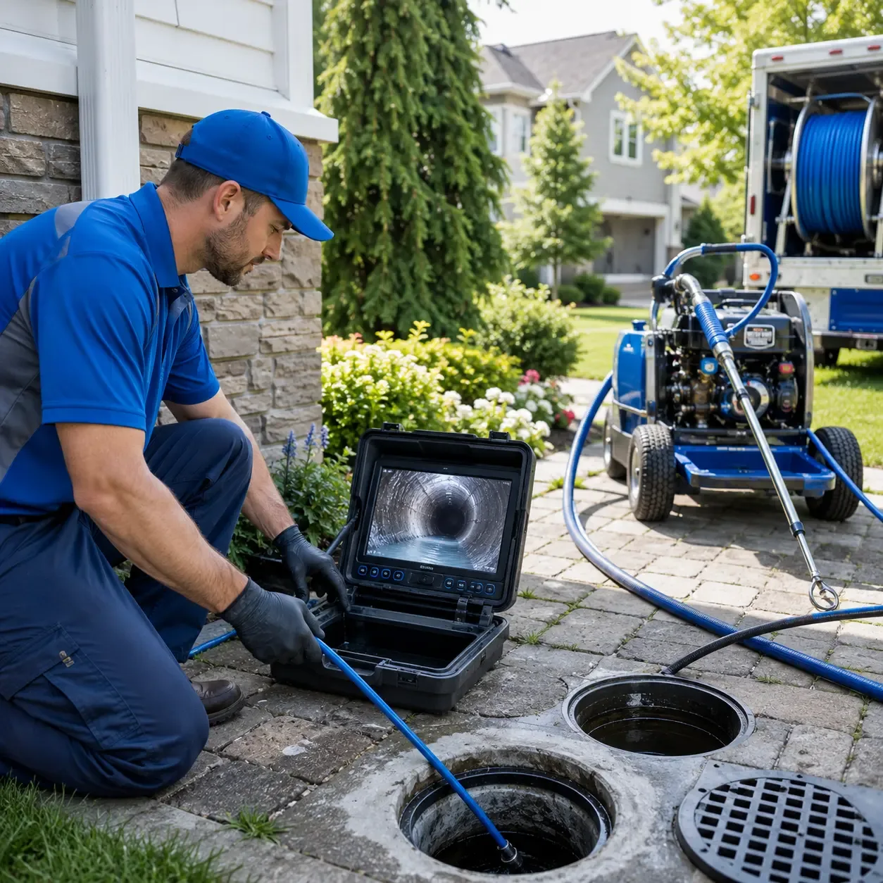 Outdoor drain cleaning professionals serving Van Buren, AR